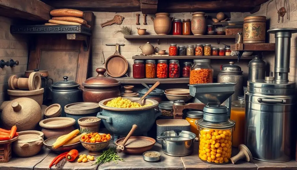 history of food processing