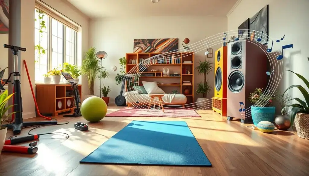 music in home workout