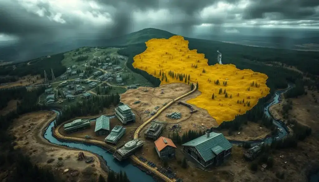 Russia captured 1,600 square miles of Ukraine territory in 2024