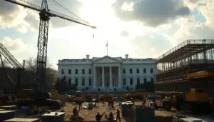 White House East Wing Construction on Trump's Ballroom Begins